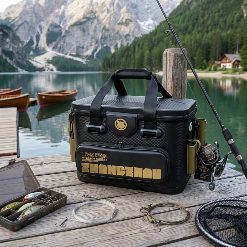 Portable Thickened EVA Fishing - đánh giá và giá Fishing Kayak Crate